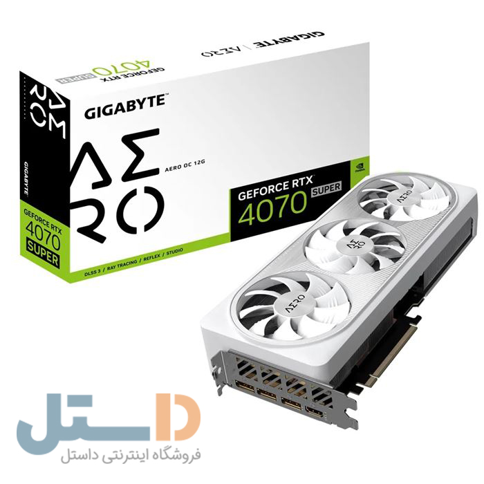 gigabyte geforce rtx 4070 super aero oc 12gb gddr6x white graphics card